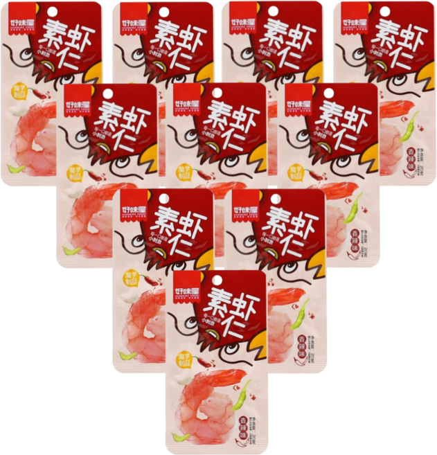 (무)중국간식 소하인 향라웨이(새우맛)20gX10개, 20g, 10개
