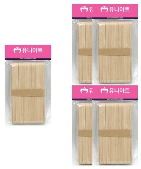 유니아트 2500 하드바 막대 대 50p, 나무색, 10세트