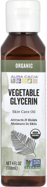 Aura Cacia 올가닉 스킨 케어 식물성 글리세린 4액량 온스 (118 ml), AuraCacia올가닉스킨케어식물성글리세린4액량온스11, 1개, 118ml - 쿠팡