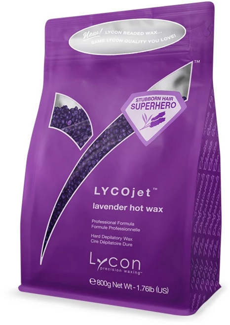Lycon 萊康 創新薰衣草薄蠟 1kg 專業溫和熱蠟, 800g, 1個