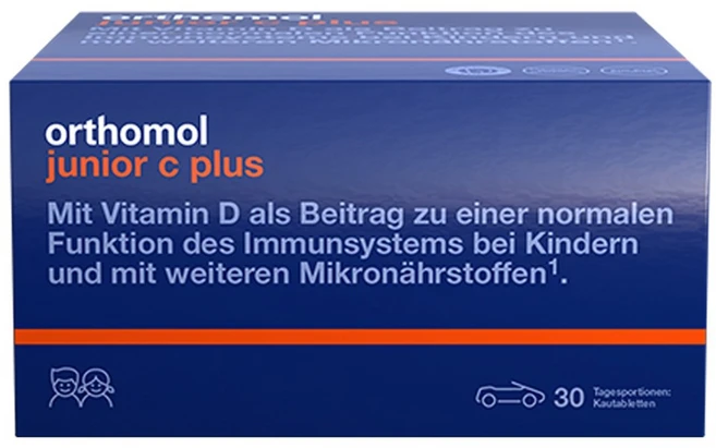 오쏘몰 주니어 C 플러스 츄어블 타블렛(감귤맛), 30회분, 1개 - 쿠팡