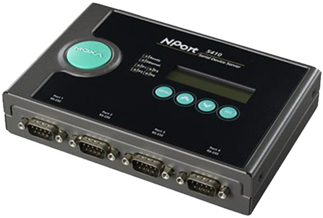 MOXA NPort 5410 四埠RS-232 串列埠設備伺服器 工業級聯網設備, 1個