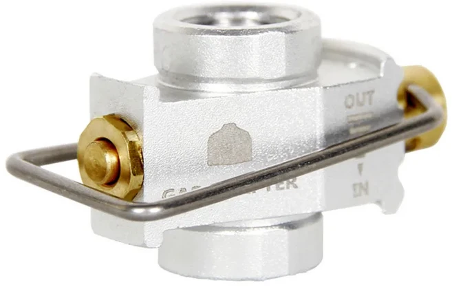 ABNG CO2 가스 충전 리필 어댑터 커넥터 W21.8-14 소다 제조기 탱크 실버 도구 액세서리 교체, 01 Silver, 1개