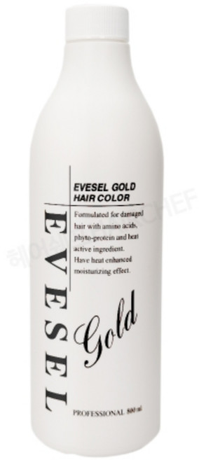 이브셀 골드 헤어컬러 2제 6% 산화제 800ml, 1개, 상세페이지 참조