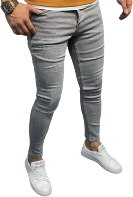 남자 기모 스판 바지 캐주얼 찢어진 청바지 남성용 스포츠 포켓 스트레이트 스트리트 런 소프트 데님 뉴트럴 슬로우