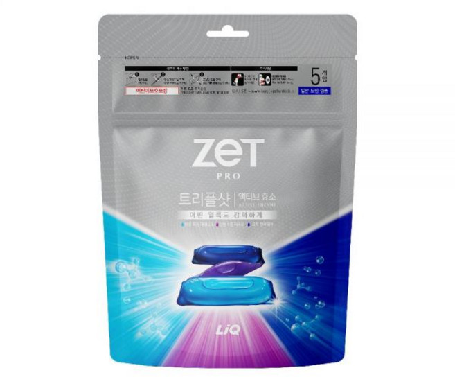 리큐 제트 프로 트리플샷 캡슐세제 5입 1개