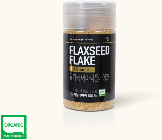 아마씨드 프리미엄 아마씨 플레이크 아마씨 분말, 1개, 310g