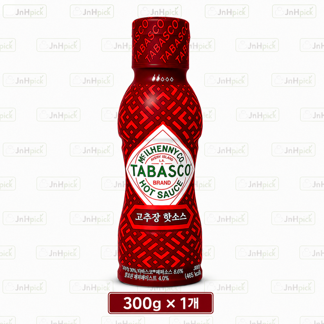 타바스코 고추장 핫소스, 1개, 300g