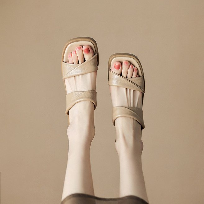 Angel 여성뮬슬리퍼 슬리퍼 신발구두 여름샌들5cm