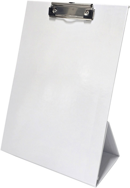 A4 세워쓰는 스탠딩 자석 클립보드 (세로형) 다용도 스탠드 세워지는, 1개, 화이트