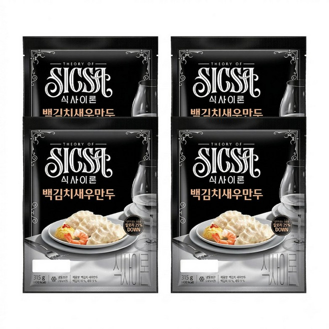 식사이론 백김치 새우 315g 4개