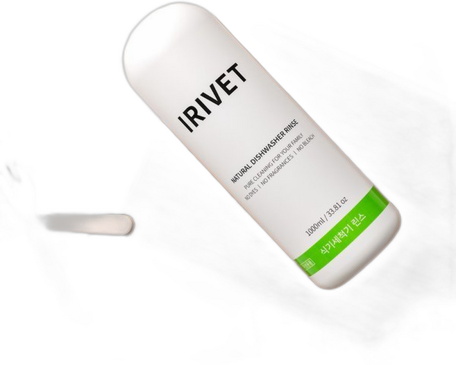 아이리벳 내츄럴 식기세척기 린스 대용량 / EWG 그린등급 헹굼보조제, 1L, 1개