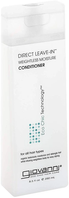 지오바니 다이렉트 리브-인 웨이트리스 모이스처 컨디셔너, 250ml, 1개 - 쿠팡