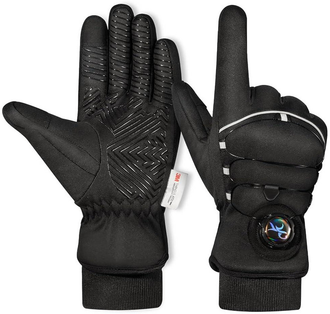 M8K9 남성용 여성용 겨울 장갑-스키 스노우 장갑 -23.3°C(45°F) 3M 신슐레이트 추운 날씨용 장갑 러닝 사이클링 스키 스노우보드 하이킹 오토바이용 X