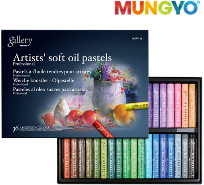 문교 갤러리 소프트 오일파스텔 36색 세트 MOPV-36 전문가용, 단품, 단품