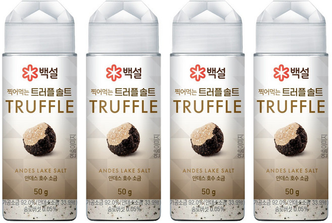 백설 찍어먹는 트러플솔트, 50g, 4개