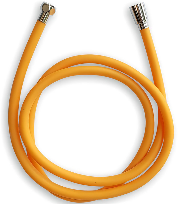 대림바스 디클린 PVC 샤워호스, 2m, 오렌지