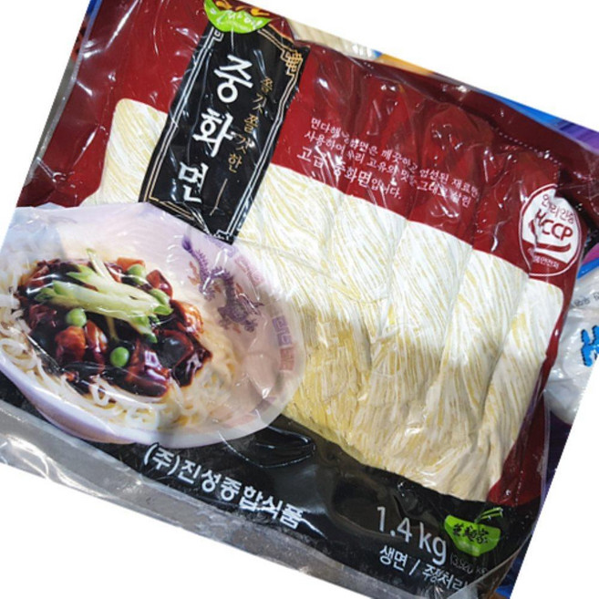 업소용 대용량 생중화면(면다해 1.4K 10개) 짬뽕면