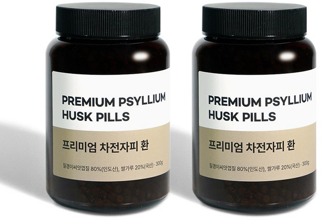 푸드모아 프리미엄 차전자피 환, 2개, 300g