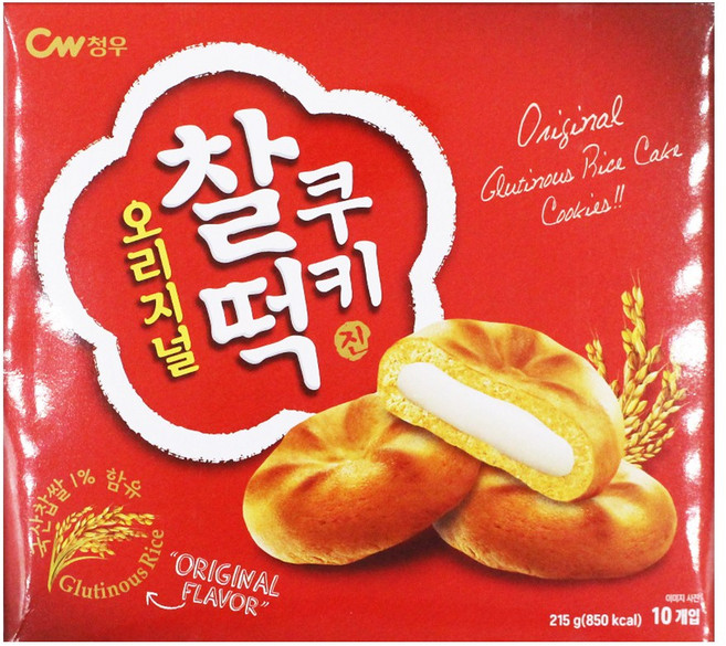 청우식품 찰떡쿠키 오리지널 10p, 215g, 1개