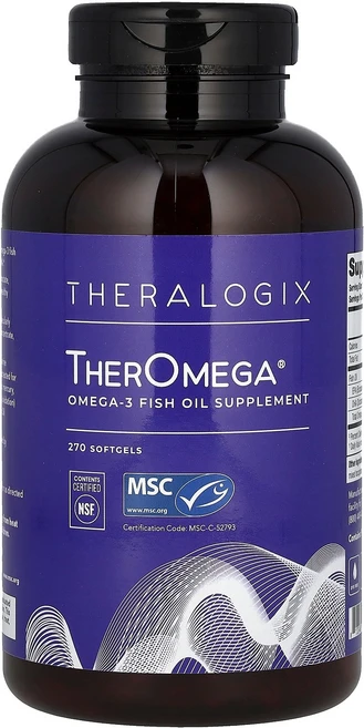 Theralogix TherOmega 소프트젤 270정 Theralogix (테라로직), 270 개, 1개 - 쿠팡