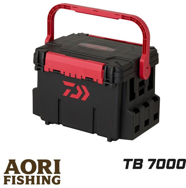 다이와 한국다이와정품 태클 박스 TB7000 블랙/레드, 1개, 1개