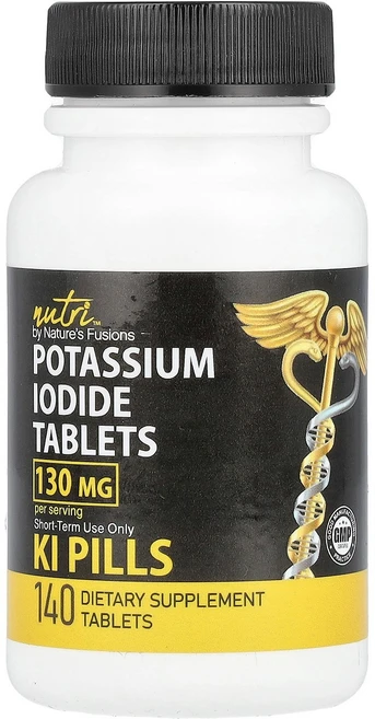 뉴트리 Nutri 요오드화칼륨 정제 140정1정당 65mg122268원산지:기타, Nature's Fusions Nutri 요오드화칼륨, 1, 140 - 쿠팡