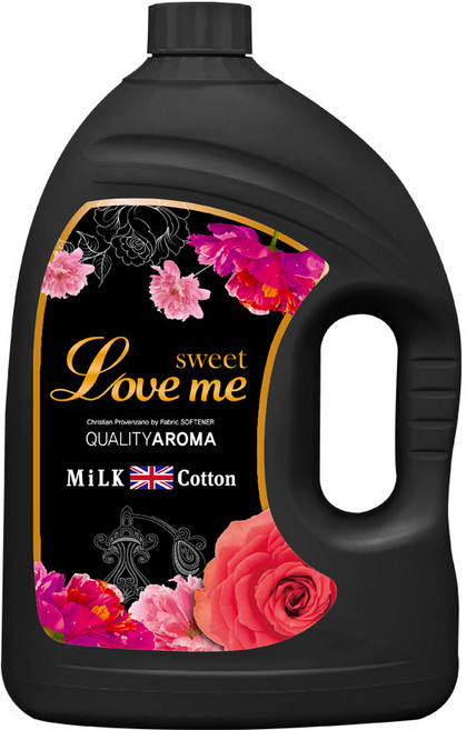 밀크코튼 고농축 섬유유연제 러브미 3.06L 1개