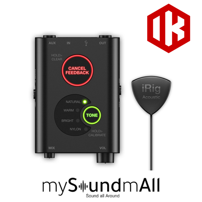 IK Multimedia iRig Acoustic 기타 레코딩 마이크 통기타 녹음용 마이크 레코더