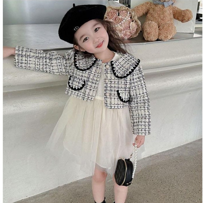 주니유니 아동 메이비트위드자켓세트 여아트위드세트 봄가을옷 하객룩 새미정장스타일