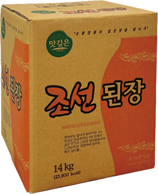 대용량 업소용 맛깊은 조선된장(행사중), 본상품선택, 14kg, 1개