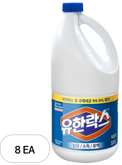 유한락스 레귤러, 3.5L, 8개