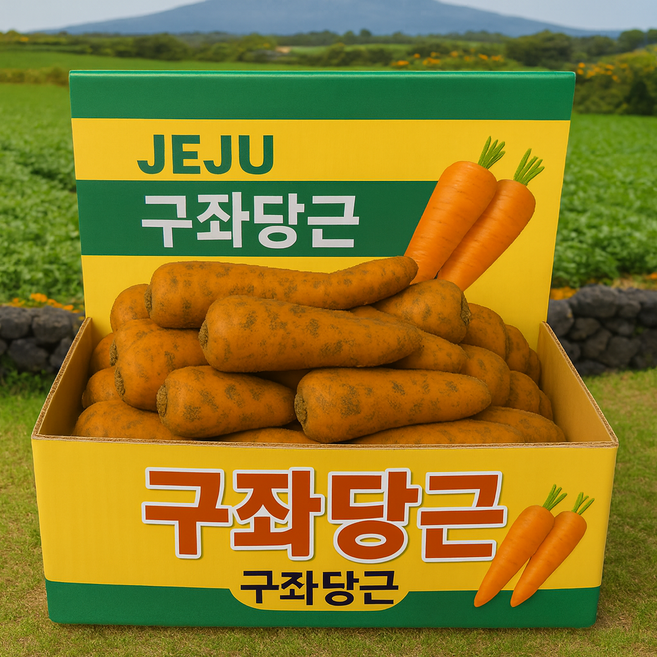 [초신선] 제주 구좌당근 햇 당근, 1개, 3kg