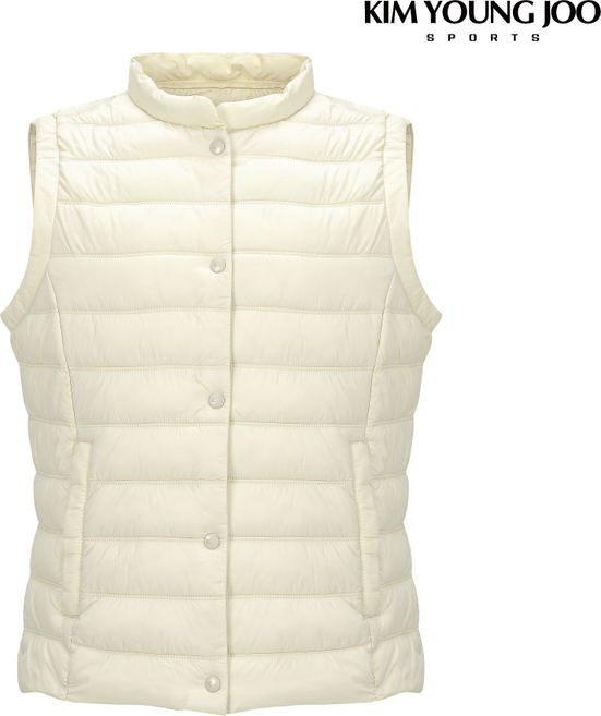 김영주스포츠 25FW 르클래식 여성경량패딩 조끼