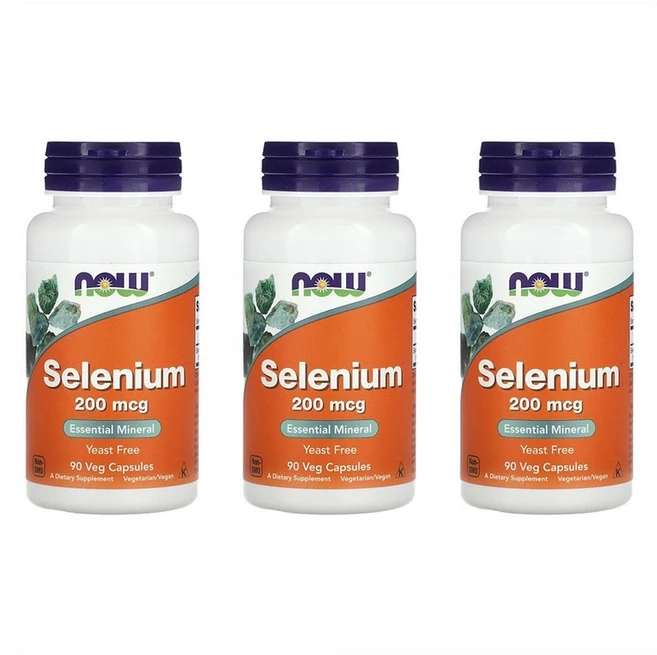 나우푸드 셀레늄 200mcg 90 캡슐 3개, 90정, 90캡슐 3병 - 쿠팡