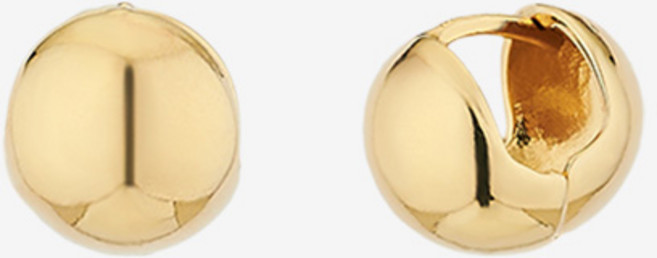 골드앤디어 14KGF 라운드 볼 원터치 귀걸이
