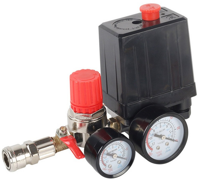 소형 압축기와 호환되는 압력 스위치 제어 90-120PSI, One set