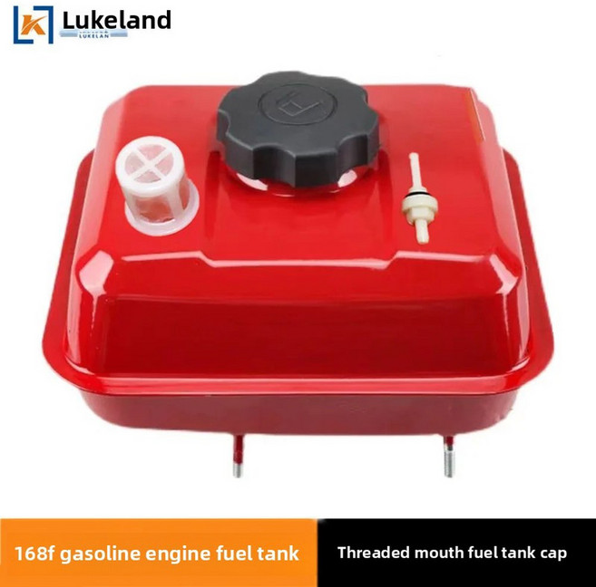 워터 펌프 GX160/390 용 마이크로 경운기 연료 탱크 가솔린 엔진 스레드 포트 정원 전동 공구 액세서리 중국산, 168 총검 연료 탱크 (빨간색), 1개