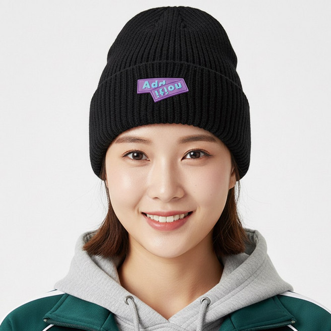 비니모자 러닝 런닝 모자 겨울 등산 커플 비니, 모던블랙