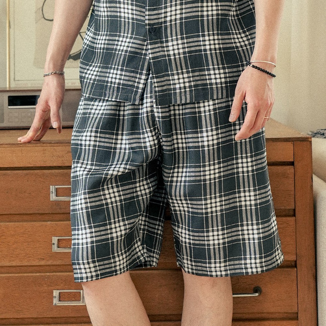 소소미도 남성용 풍기 산들인견 파자마 5부 반바지