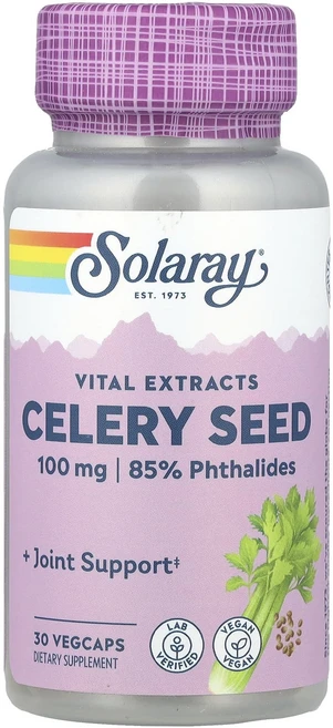 Solaray 필수 추출물 셀러리 씨 100mg 베지 캡슐 30정, Solaray필수추출물셀러리씨100mg베지캡슐30정, 1개 - 쿠팡