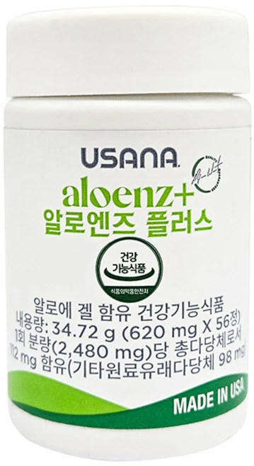 유사나 알로엔즈 플러스 56정 알로에겔, 1개 - 쿠팡