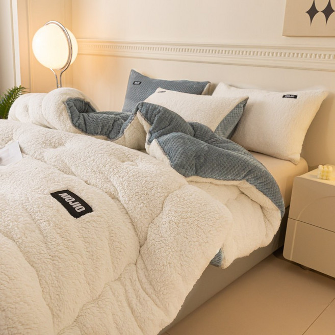 크크라이프 캐시미어 양털 극세사 차렵이불