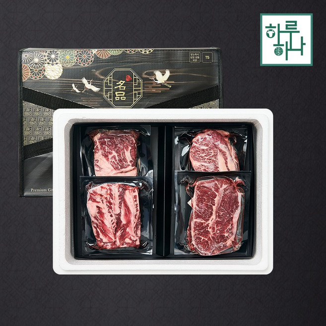 블랙앵거스 탑초이스 명품구이세트 11호 800g 척부갈살 구성세트, 1박스