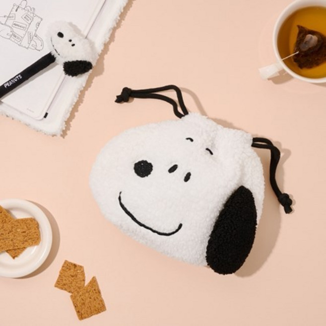 [텐바이텐] 피너츠 스누피 뽀글이 파우치