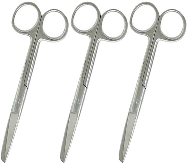의료용가위 일반형 14cm, 3개