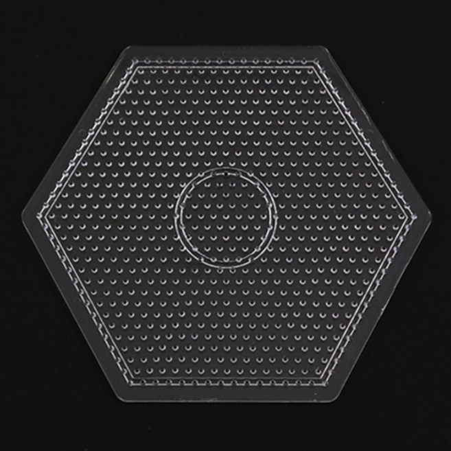 컬러비즈 펄러비즈 리필 5mm/50g 부자재 패키지 완벽구성, [선택3]모양판_03-육각형(1개)/17cm*15cm