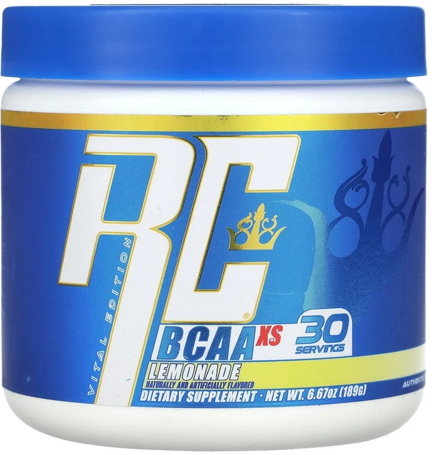 Ronnie Coleman 바이탈 에디션 분지 사슬 아미노산 BCAAXS 레모네이드 맛, 1개, 189g - 쿠팡