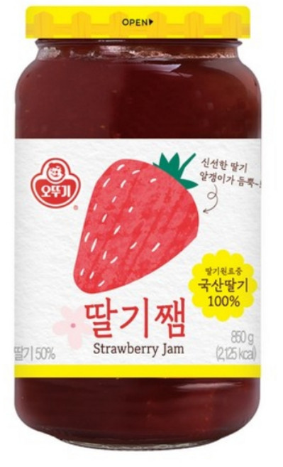 오뚜기 딸기쨈 850g x2개, 2개
