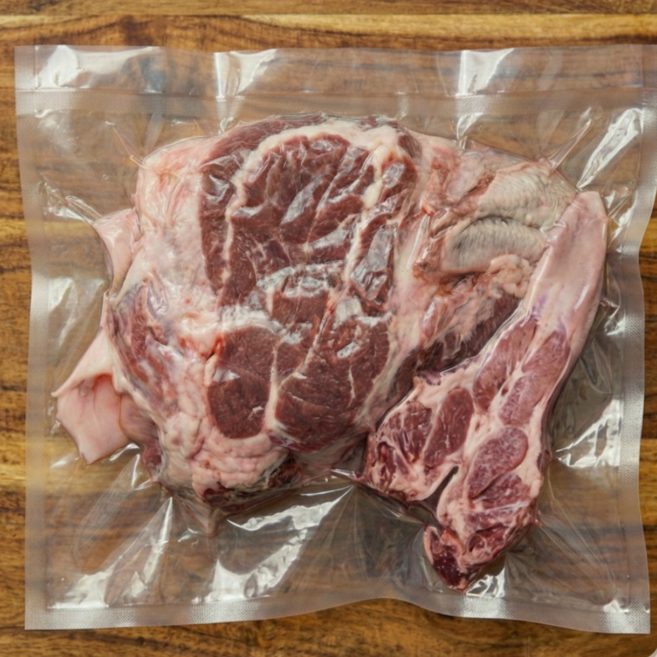 온축산 한우 소머리 암소 반마리 우설 한우 잡뼈 포함, 5kg, 1개